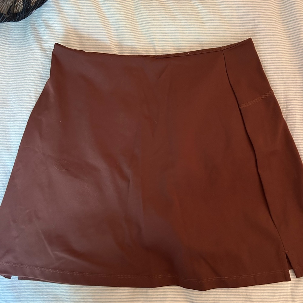 Girlfriend Collective Brown Skort